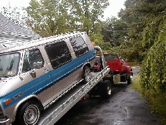 Medway OH; Moms house-12- Van wouldnt start and had to be towed
